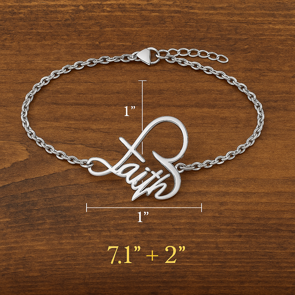 Faith Jewelry Set – Heart Pendant Necklace, Bracelet & Earrings • Stainless Steel Inspirational Gift for Women • Elegant Boutique Keepsake