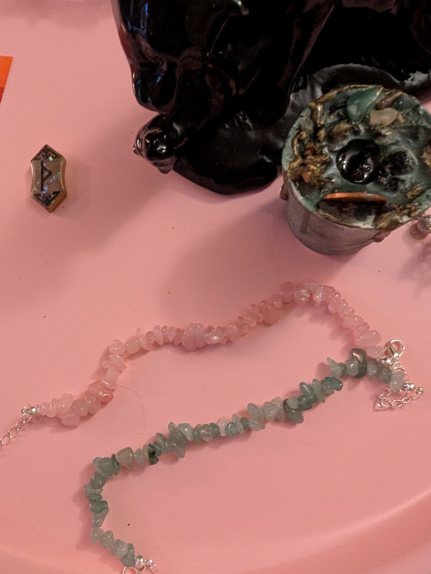 Rose Quartz Love & Peace Bracelet - Reiki/Energy-Charged Crystal Jewelry • Soothing Energy for Compassion, Love & Calm